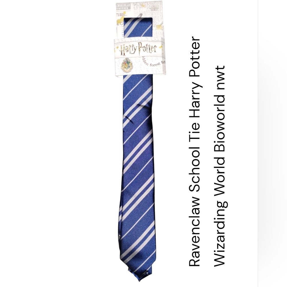 Ravenclaw House Necktie Bioworld Skinny 57" Nwt